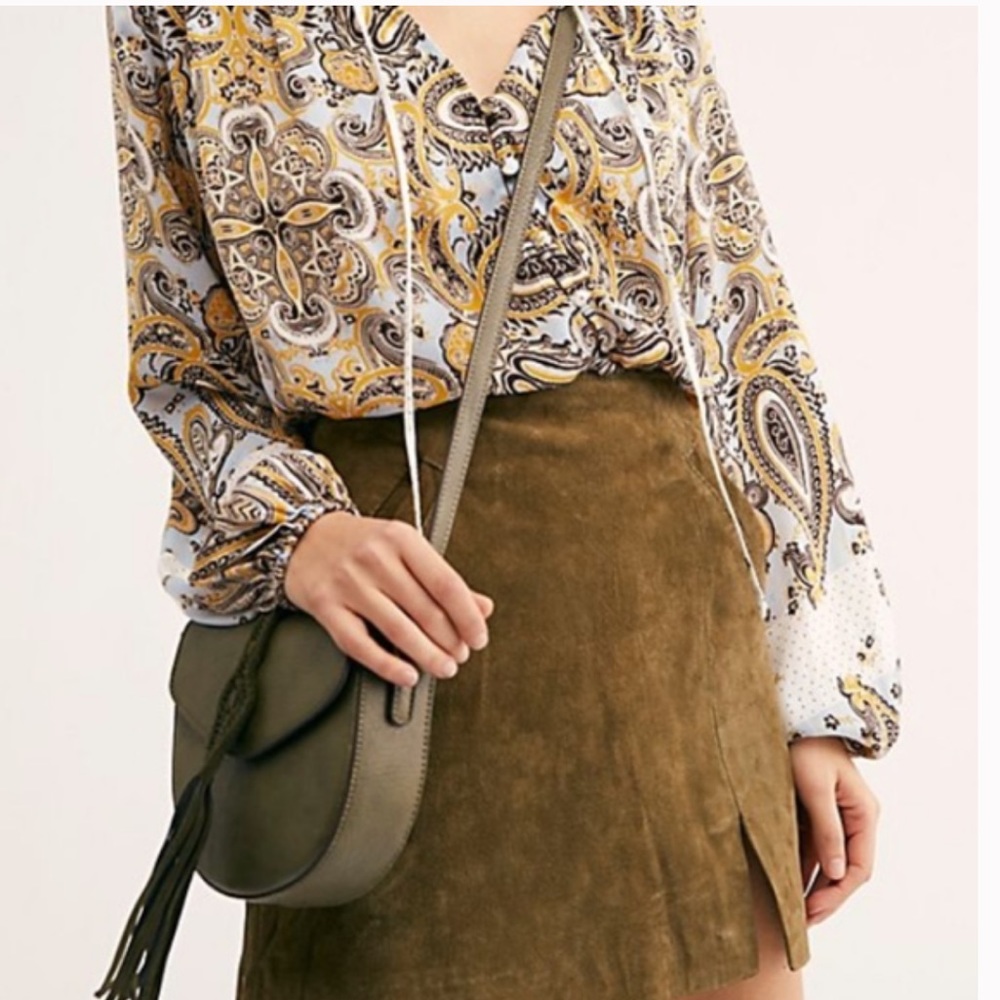 Nanette Lepore  Olive Green Crossbody Bag